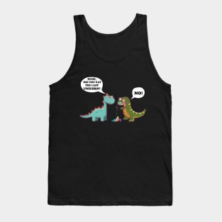 Funny Did You Eat The Last Unicorn Dinosaur T-Shirt Tank Top